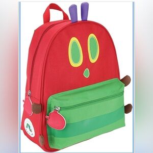 Rare! The World Of Eric Carle The Very Hungry Caterpillar Kids Backpack EUC